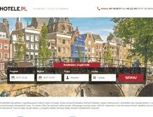 Tablet Screenshot of amsterdam.hotele.pl