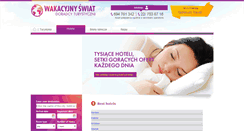 Desktop Screenshot of optimumtravel.hotele.pl