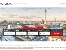 Tablet Screenshot of berlin.hotele.pl